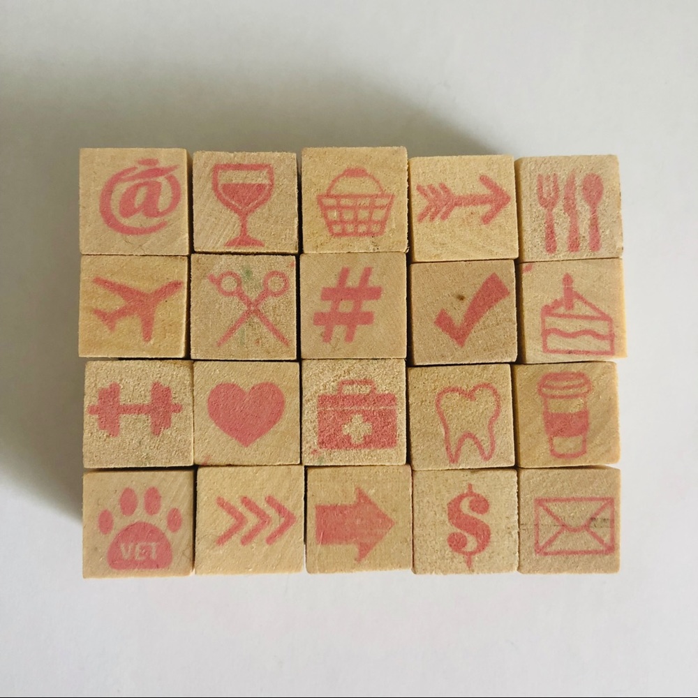 *lowest price* 20 PLANNER STAMPS